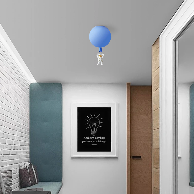 Blue Acrylic Ceiling Light for Hallway